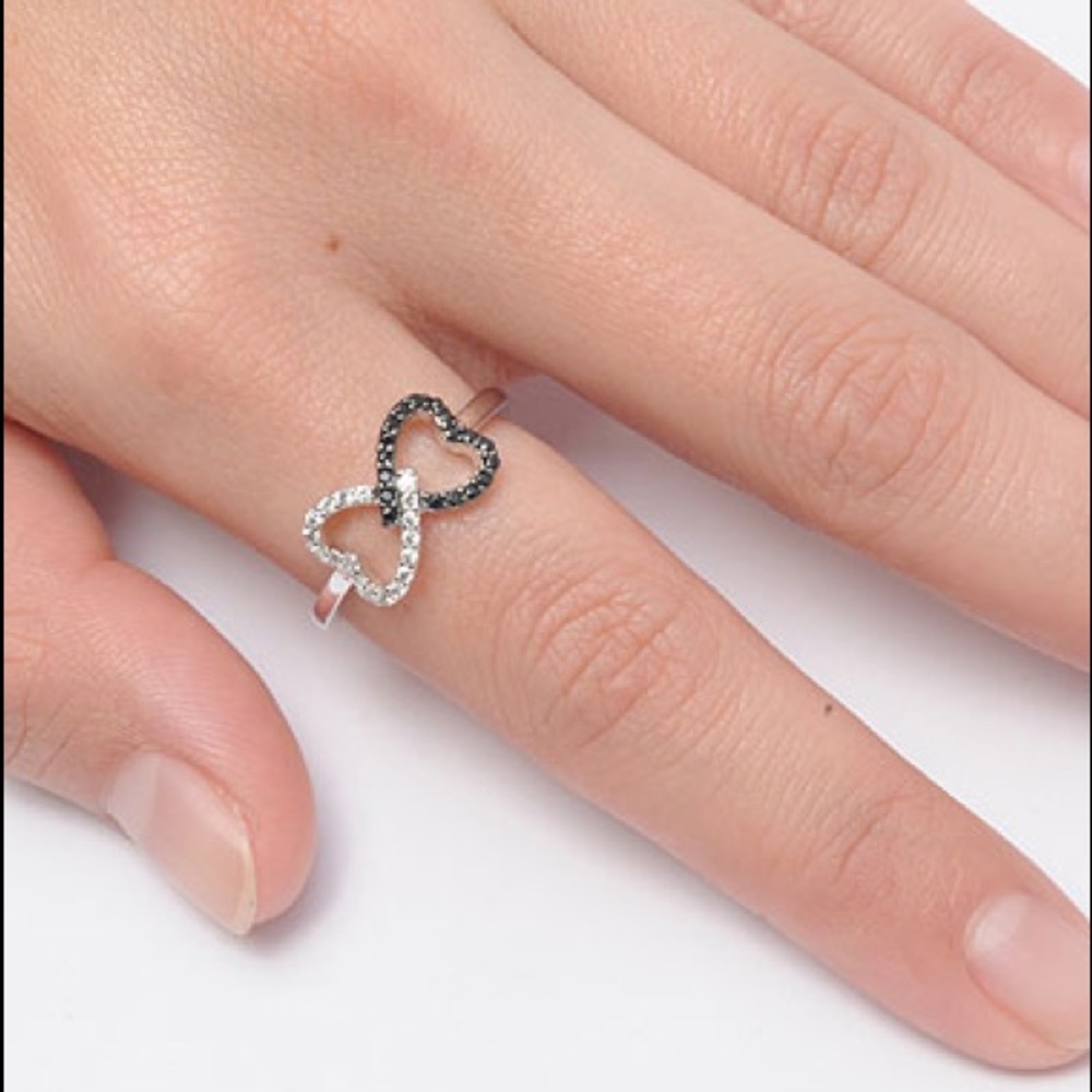 Heart ring sterling silver
